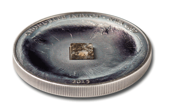 meteorite 1 - Discover the world’s 10 most oddly shaped coins...