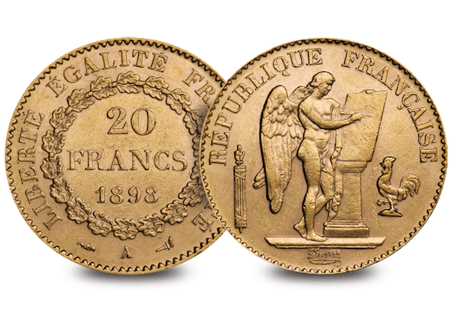 french lucky angel obverse reverse - Will these coins bring you luck?