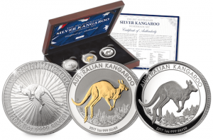 Why the Australian Kangaroo is one of the most internationally respected coins on the market… 2017 Australian Silver Kangaroo Set 2 300x198 - Why the Australian Kangaroo is one of the most internationally respected coins on the market…