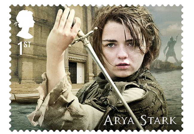 Arya Stark - FIRST LOOK: World's first ever Game of Thrones Stamps just revealed