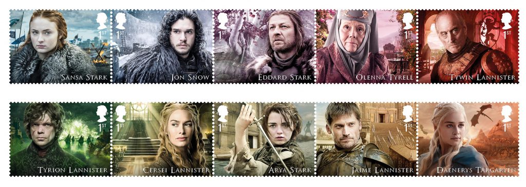 GoT stamps 100 se tennant 1024x364 - FIRST LOOK: World's first ever Game of Thrones Stamps just revealed