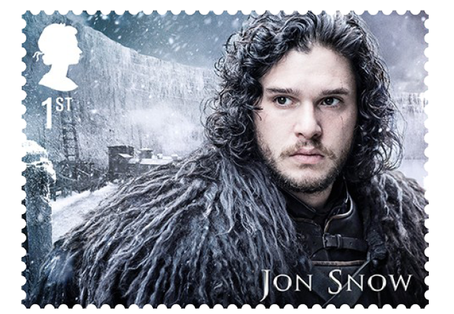 Jon Snow - FIRST LOOK: World's first ever Game of Thrones Stamps just revealed