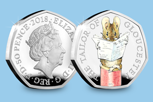Beatrix Potter 2017 Silver Proof 50p Peter Rabbit blog images 2 1 - Meet the FOUR new 2018 Beatrix Potter 50p coins...