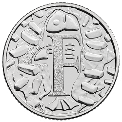 F - Collect the A-Z of Quintessentially British 10p Coins