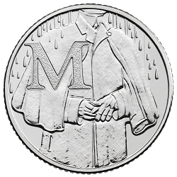 M - Collect the A-Z of Quintessentially British 10p Coins