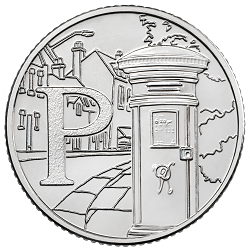P - Collect the A-Z of Quintessentially British 10p Coins