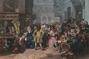 UK 1723 George I South Sea Shilling Blog painting 300x200 - The political scandal that created the 18th century’s most interesting coin…