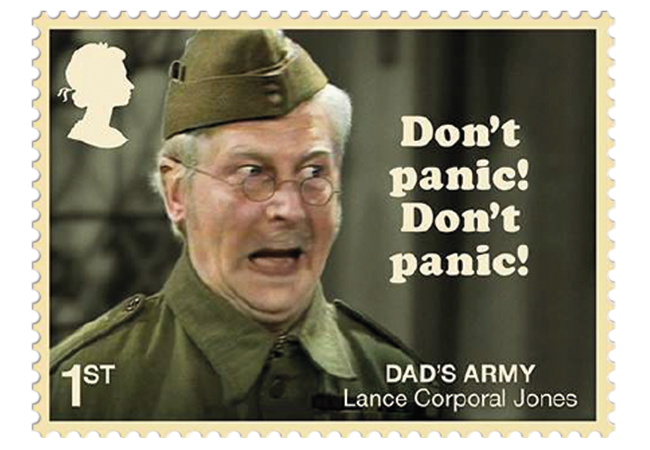Dads Army stamps product images 4 - Don’t Panic! NEW Dad’s Army stamps celebrate classic British sitcom