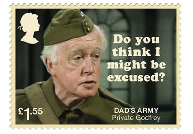 Dads Army stamps product images 7 - Don’t Panic! NEW Dad’s Army stamps celebrate classic British sitcom