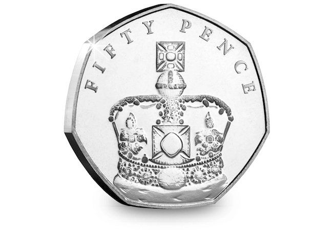 Coronation 65 BU 50p Pack Crown 1 Reverse - Poll: Which 65th Coronation 50p design is your favourite?