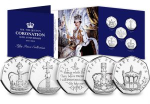 Sapphire Coronation IOM BU 50p Coin Set 300x208 - Poll: Which 65th Coronation 50p is your favourite?