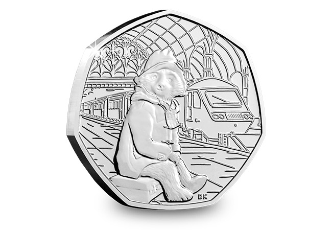 UK-2018-Paddington-Bear-Station-CuNi-BU-50p-Coin-in-Royal-Mint-Pack-Reverse