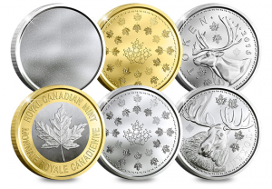 Canada Security Test Token Set 300x208 - A sneak peek at next generation coinage courtesy of The Royal Canadian Mint