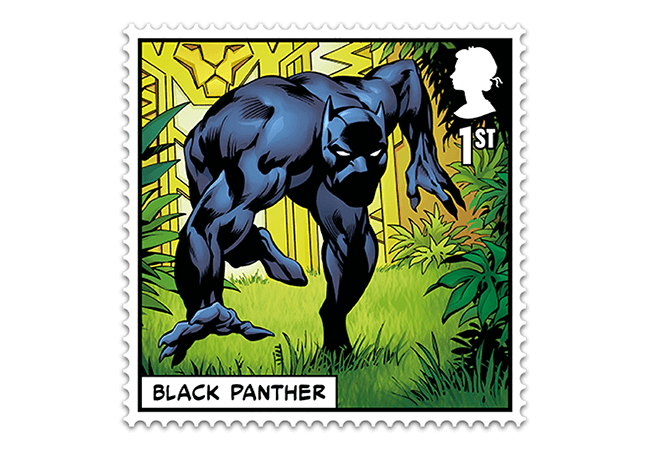 Marvel Stamps Blog 650x450 black panther - FIRST LOOK: NEW 'Super' MARVEL Stamps just revealed