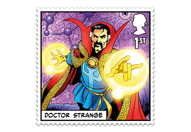Marvel Stamps Blog 650x450 doctor strange - FIRST LOOK: NEW 'Super' MARVEL Stamps just revealed