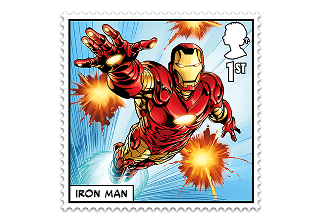 Marvel Stamps Blog 650x450 iron man - FIRST LOOK: NEW 'Super' MARVEL Stamps just revealed