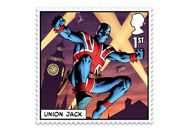 Marvel Stamps Blog 650x450 union jack - FIRST LOOK: NEW 'Super' MARVEL Stamps just revealed