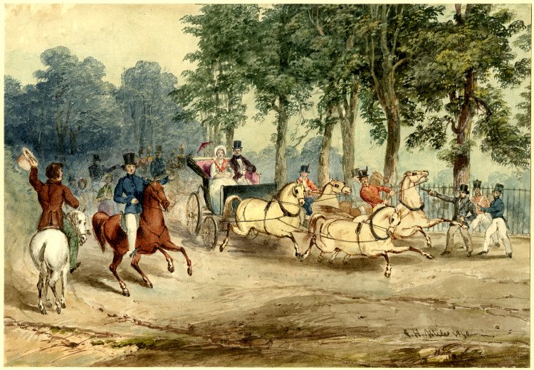 Edward Oxfords assassination attempt on Queen Victoria G.H.Miles watercolor 1840 - Seven things you probably didn’t know about Queen Victoria