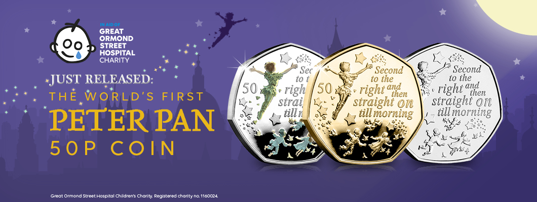 DN peter pan 50p coin hub banner - Official Peter Pan 50p Coin
