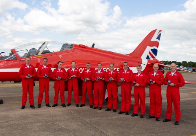Red Arrows June 2019 149 2 - As we unveil the brand new Official Red Arrows North American Tour Medal, Red 5 reveals what it takes to become a Red Arrows pilot…