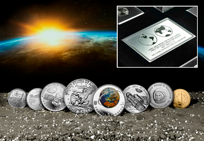 World Space Collection of 8 coins lifestyle 2 - The FIVE Moon Landing 50th Anniversary Coins every collector should know about…