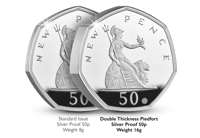 The BRAND NEW 50p issue that’s sure to be this year’s must-have release CL 50 years of the 50p 2019 Silver Proof Piedfort product images 4 - The BRAND NEW 50p issue that’s sure to be this year’s must-have release