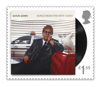 FIRST LOOK: NEW Elton John Stamps announced today Songs from the West Coast - FIRST LOOK: NEW Elton John Stamps announced today