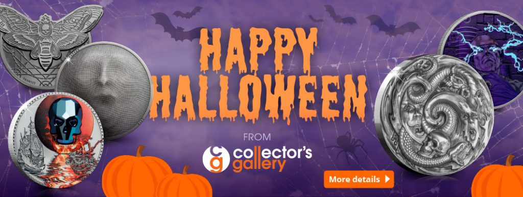 ‘Creeping’ it real this Halloween? An exclusive look into some of the world’s scariest coins… DN Collectors Gallery 2019 Halloween homepage banner 1024x386 - ‘Creeping’ it real this Halloween? An exclusive look into some of the world’s scariest coins…