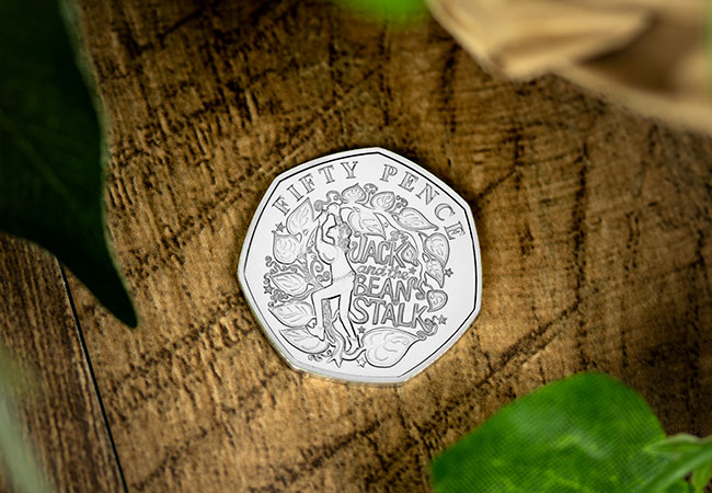 LS Guernsey Pantomime BU 50p Jack Beanstalk Lifestyle - Curtains Up! FIVE Brand New Christmas Panto 50p Coins revealed...