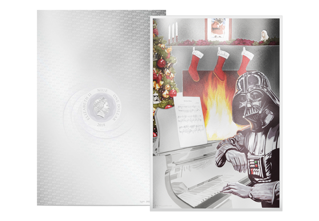 Star Wars Seasons Greetings 5g Silver Coin Note Reverse 3 - It’s beginning to look a lot like Christmas…