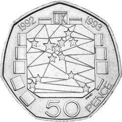 Lge UK Presidency 50p - Britain in Europe - a story of debates, delays and COLLECTABLE 50ps!