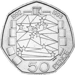 The 1992/3 UK European Community Presidency 50p