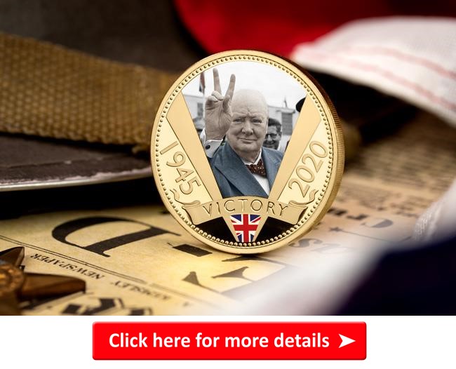 ls 2020 churchil gold plated photo detail coin lifestyle 2 1 - Our top VE Day 75th Anniversary Coins revealed in special new show