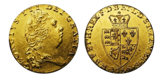 King George III 1798 Spade Guinea - Celebrating the most iconic coins of King George III’s reign