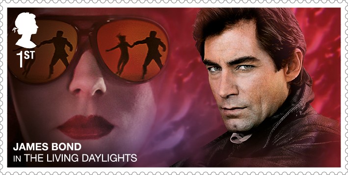 FIRST LOOK: NEW James Bond Stamps just revealed! Timothy Dalton - FIRST LOOK: NEW James Bond Stamps just revealed!