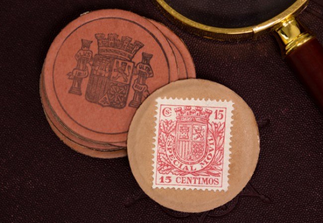 Imagine using a cup, a stamp, or cardboard as a coin... DN Spanish Civil War Emergency Money Capsule Product Images 3 - Imagine using a cup, a stamp, or cardboard as a coin...