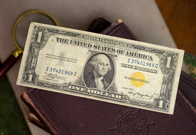 Imagine using a cup, a stamp, or cardboard as a coin... LS Emergency money American Dollar - Imagine using a cup, a stamp, or cardboard as a coin...