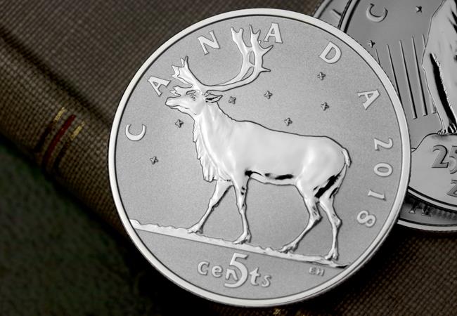 3 ls canada 2018 coin lore caribou 5 cents lifestyle detail - The NEVER-SEEN-BEFORE coins of Canada’s numismatic past…