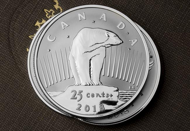 5 ls canada 2018 coin lore polar bear 25 cents lifestyle detail - The NEVER-SEEN-BEFORE coins of Canada’s numismatic past…