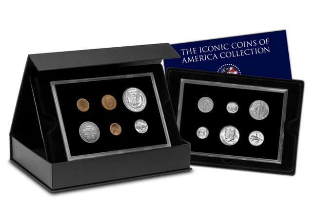 iconic coins of america collection box with cert - Unboxing 12 of the most iconic American coins