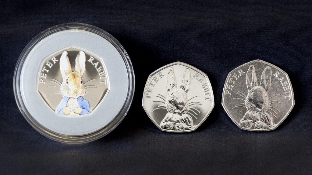 The Tale of Peter Rabbit and the 50p 2016 coins TWC own image 1024x576 - The Tale of Peter Rabbit and the 50p
