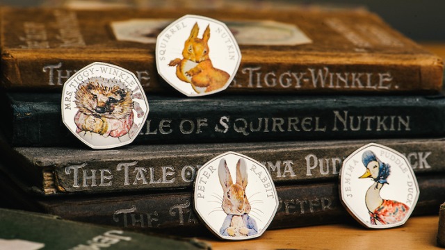 2016 coins - The Tale of Peter Rabbit and the 50p