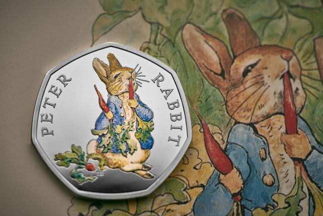 2018 PR coin - The Tale of Peter Rabbit and the 50p