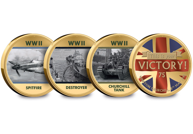 RBL WWII Medal Collection Mockups All Reverses - Celebrating Armed Forces Day!