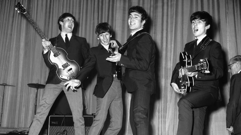 the beatles rehearse for that nights royal variety performance at the prince of wales theatre 4th november 1963 the queen mother will attend photo by central press hulton archive getty image - Six icons we owe to the Sixties
