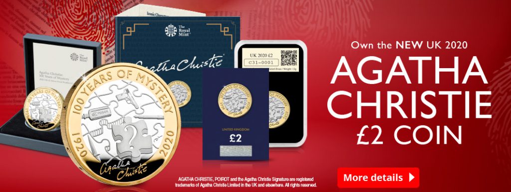 DN 2020 Agatha Christie 100 Years of Mystery £2 range homepage banner 1 1024x386 - It would be criminal not to add this NEW UK £2 coin to your collection...