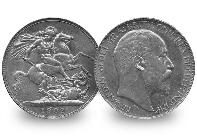 edward vii 1902 silver crown obverse reverse - EXPERT GUIDE: building a historic coin collection