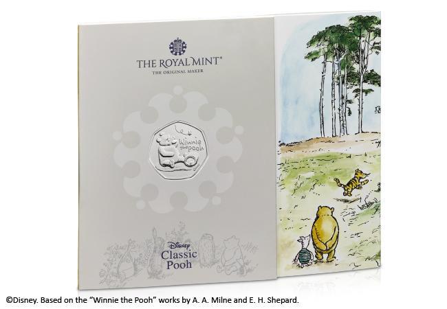 uk 2020 winnie the pooh bu pack product page images pack front - Introducing the BRAND NEW Winnie the Pooh 50p Coin Range