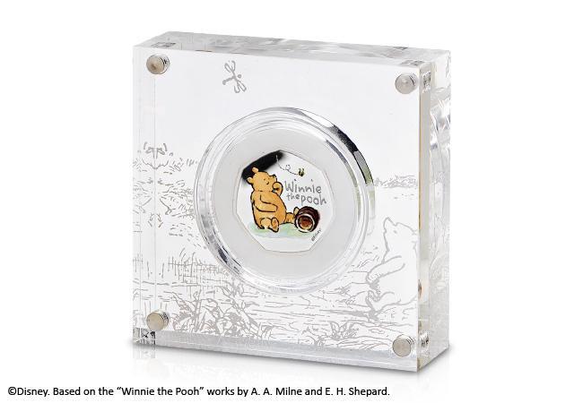 uk 2020 winnie the pooh silver proof 50p product page images perspex box 2 - Introducing the BRAND NEW Winnie the Pooh 50p Coin Range