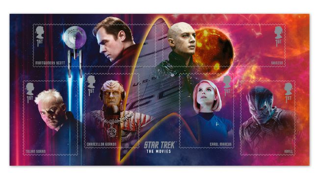 Introducing the brand new Star Trek stamps! Boldly collect where no UK collector has collected before! 2020 star trek stamps definitive edition A4 minisheet edited - Introducing the brand new Star Trek stamps! Boldly collect where no UK collector has collected before!